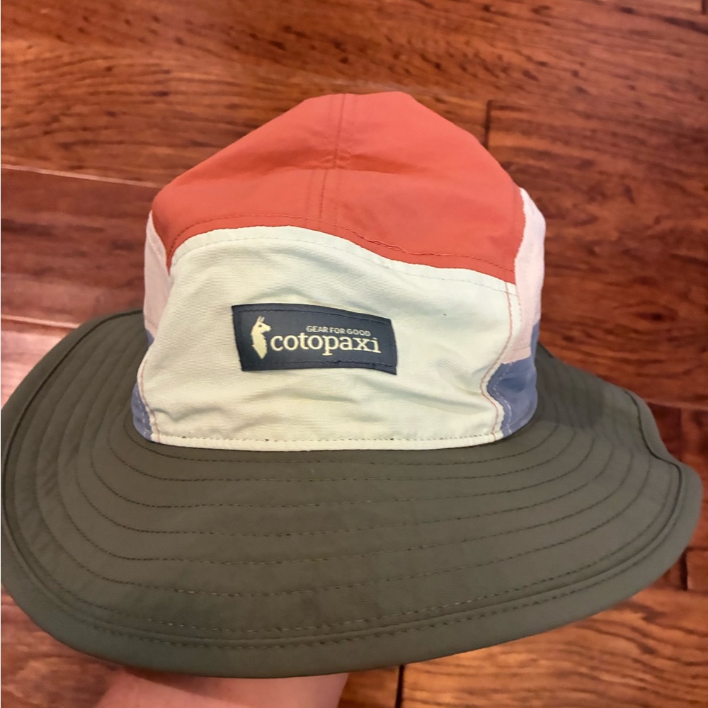 Cotopaxi Olive and Navy Bucket Hat